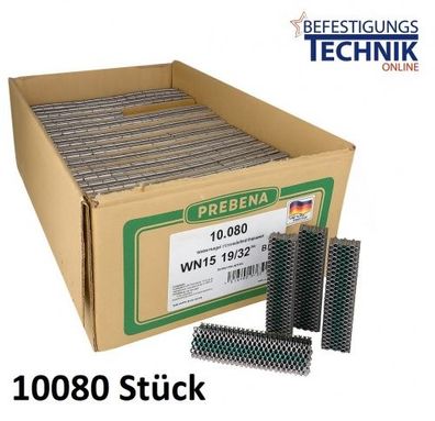 Wellennägel WN15BK 25x15mm für Wellennagler Bostitch CF15-1-E Prebena Tjep CO-15 WN 2