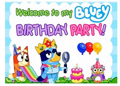 Blue A4 Essbar Tortenaufleger Torte Geburstag Zuckermasse + NAME B3