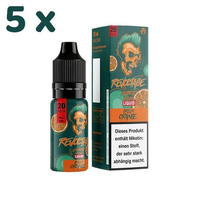 Revoltage GREEN ORANGE 20mg/ml Nikotin, 50/50 Liquid 5x 10ml