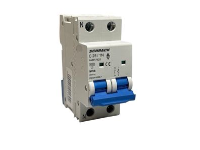 Schrack Leitungsschutzschalter AM617625 AMPARO 6kA, 25A,1 + N
