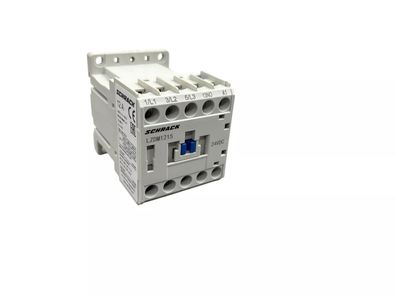 Schrack Schütz 3-polig, CUBICO Mini, 5,5kW, 12A, 1S, 24VDC LZDM1215