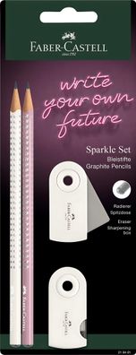 Faber Castell Bleistiftset Sparkle 2 Bleist B Zubehör coco