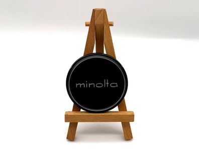 Minolta Objektivfrontdeckel 54mm Aluminium Metall Objektivdeckel Kappe lens cap