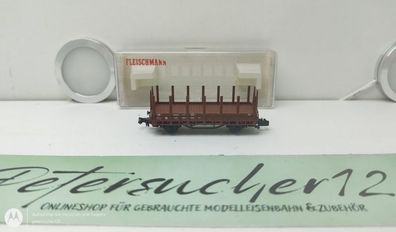 Fleischmann N DC 8202 Rungenwagen / Rr20 / DB / OVP