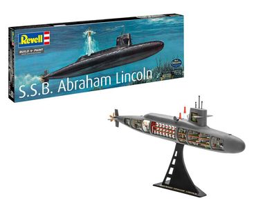 Revell 1:253 5185 S.S.B. Abraham Lincoln with Interior - NEU