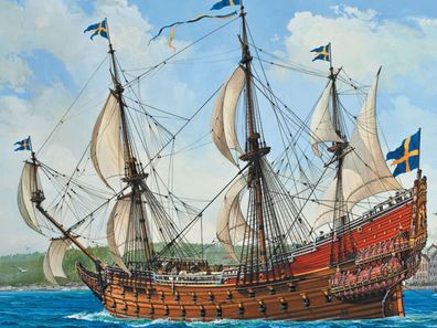 Revell 1:150 5414 Swedish Regal Warship Vasa - NEU