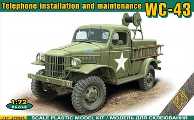 ACE 1:72 ACE72593 WC-43 (T 215) Telephone installation and maintenance truck - NEU