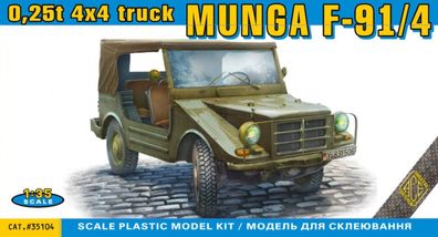 ACE 1:35 ACE35104 MUNGA F91/4 0.25t 4x4 truck - NEU