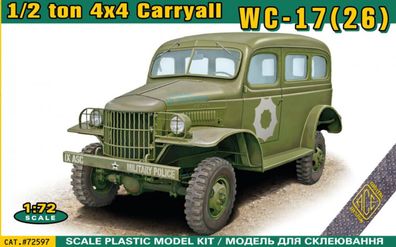 ACE 1:72 ACE72597 WC-17(26) 1/2 ton 4x4 carryall - NEU