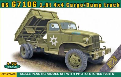 ACE 1:72 ACE72600 US G7106 1,5t 4x4 Cargo/Dump truck - NEU