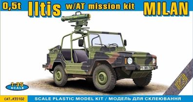 ACE 1:35 ACE35102 0,5t Iltis w/AT mission kit MILAN - NEU