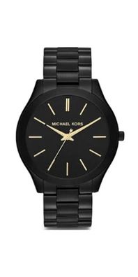 Michael Kors Slim Runway Lady Damenuhr schwarz MK3221