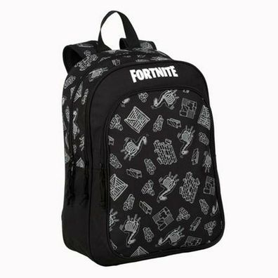 Schulrucksack Fortnite Schwarz (41 x 31 x 13,5 cm)