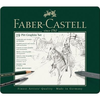 Bleistifte Set Faber-Castell Pitt 112973 Graphit (19 pcs)