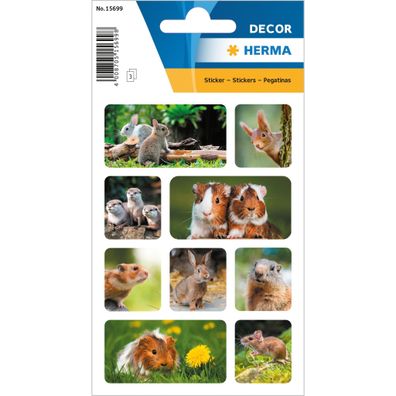 Herma Sticker DECOR Tiere Nagetiere 1 Bl