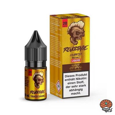 Revoltage Tobacco Caramel 20mg/ml Nikotin, 50/50 Liquid 10ml