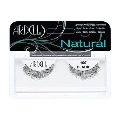 Ardell Natürliche 109 Schwarze Künstliche Wimpern für einen Subtilen Look