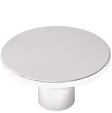 Möbelknopf Chrom glänzend Schrankknopf Astro Ø 36mm Möbelgriff Knopf modern