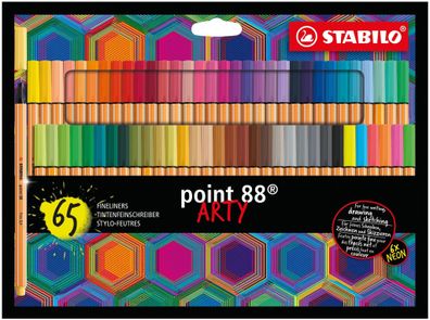 Stabilo point 88 65er Kartonetui „ARTY"