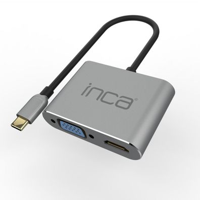 ITPC-06TX USB-C Hub 4-in-1 Aluminium 4K 30 Hz 100 W PD