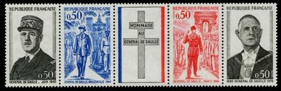 Frankreich 1971 Nr 1772-1775 postfrisch 5ER STR S0242FE