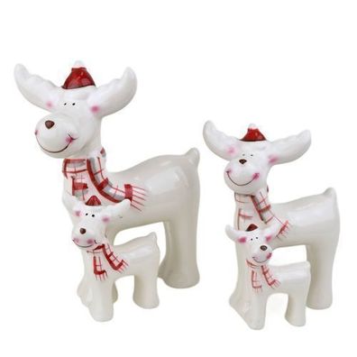 Schaf mit Lamm, klein 13 cm und groß 17 cm, 2er-Set