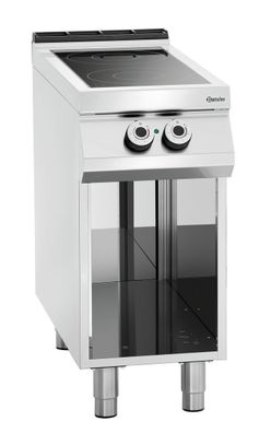 Bartscher Elektroherd Elektro Herd 2 Felder Glaskeramik OU 400x 900x 900 Gastro