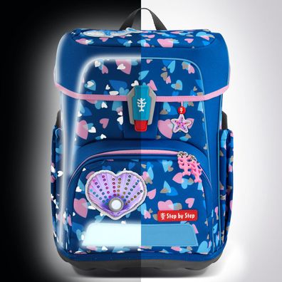 Step by Step CLOUD Reflect Schulranzen-Set "Seashell Pearl", 5-teilig