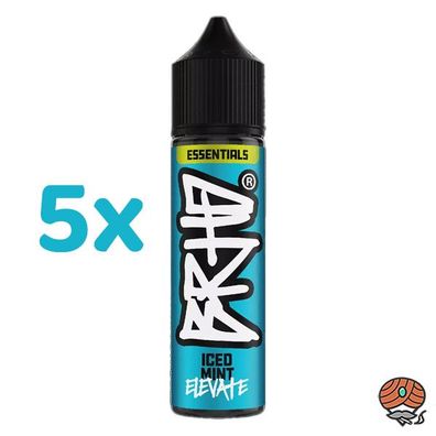 BRHD Barehead Iced Mint Elevate, Longfill Aroma Liquid 5x 10ml