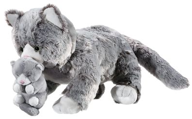Heunec Misanimo Katzen Mami mit Baby Größe 32 cm
