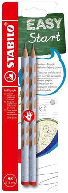 Stabilo EASYgraph Pastel R HB 2er Blister pastellblau