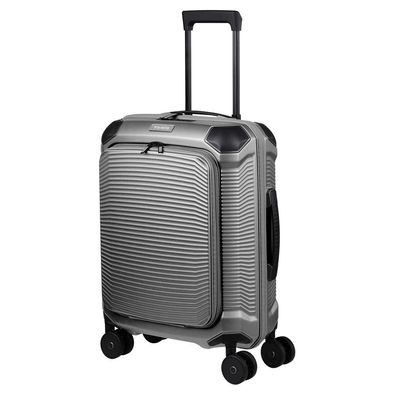 Travelite Millennium Trolley 4w S F. Pocket 7000746, silber, Unisex