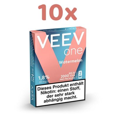 VEEV one Pod Watermelon 20mg/ml Nikotin 10x 2 Pods