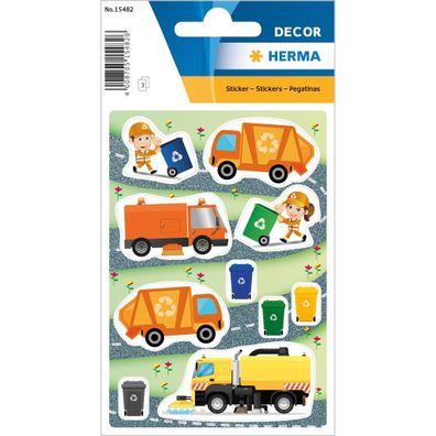 Herma Sticker DECOR Müllmann 3 Bl
