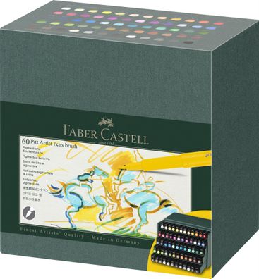 Faber Castell Tuschezeichner Pitt Artist Pen B 60er A-box