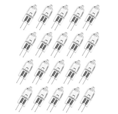 20pcs G4 Halogenlampe 12V 10W/20W Halogen Lampen Licht Warmweiß Clear Type 2700K