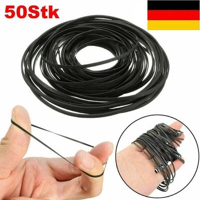50x Riemen Antriebsriemen 30-130mm für Kassettendeck Cassette Tape Deck Belt ER