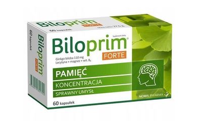 Biloprim Forte - Hochdosiertes Nahrungsergaenzungsmittel, 60 Kapseln fuer Vitalitae