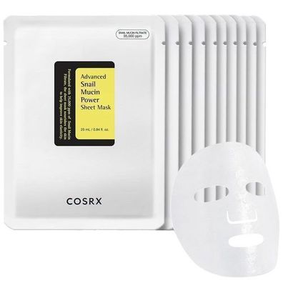Cosrx Gesichtsmaske mit Schneckenschleim, 10er Pack