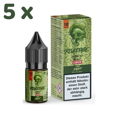 Revoltage MAGIC MINT 10mg/ml Nikotin, 50/50 Liquid 5x 10ml