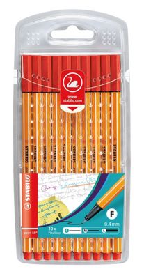 Stabilo point 88 10er Etui rot