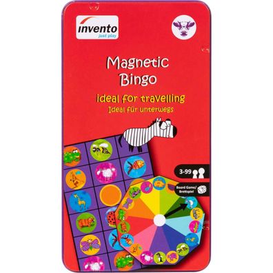Invento Just Play Magnetspiele: Animal Bingo - Tier-Bingo