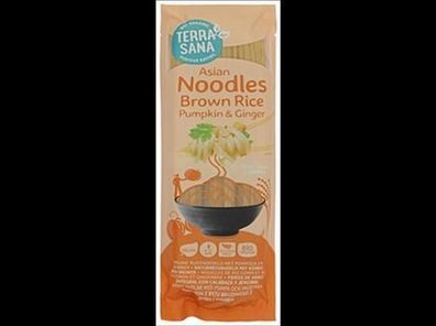 TerraSana 6x Naturreisnudeln mit Kürbis und Ingwer 250g