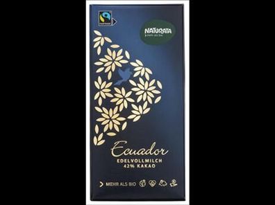 Naturata 3x Ecuador Edelvollmilch 42% 100g