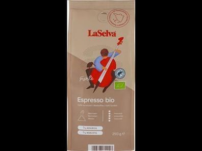 LaSelva 3x Espresso "Forte" - Röstkaffee gemahlen 250g