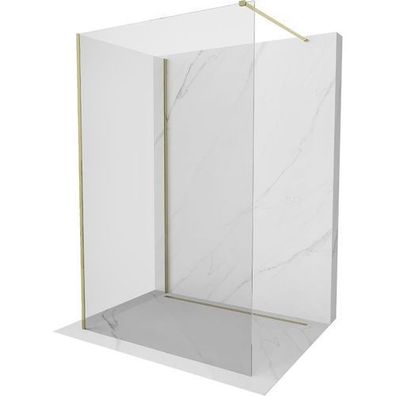 Mexen Kioto Walk-In Duschwand 140x90 cm, Gold