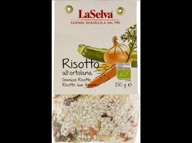 LaSelva 3x Gemüse Risotto - Trockenmischung mit Reis und Gemüse 250g