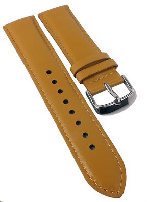 Casio Edifice | Uhrenarmband Leder braun glatt 22mm | EFV-520L-2AV