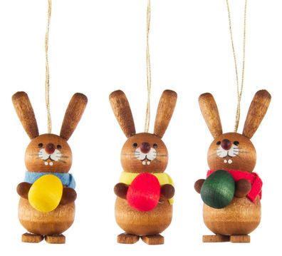 Strauchbehang Osterhasen (3) H=5,5cm NEU Baumbehang Frühling Ostern Osterdeko