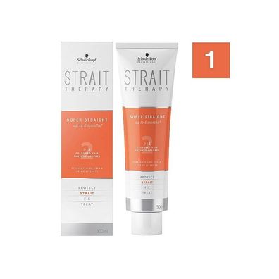 Schwarzkopf Strait Therapy Cream 300 ml 1 - für normales unbehandeltes, bis leicht po
